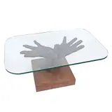 Lorenzo Quinn, Table, bronz și sticlă