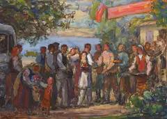 Samuel Mützner, Colectivizare, guașă pe hârtie