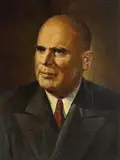 Radu Drăgoescu, Portretul liderului comunist Chivu Stoica, anii '50, ulei pe pânză