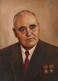 Richard Mayol, Portretul lui Gheorghe Gheorghiu-Dej, 1965, ulei pe pânză