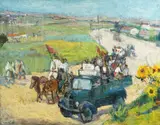 Renata Duncan, Zi de sărbătoare, 1968, ulei pe pânză