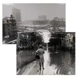 Armand Rosenthal, Lot format din două fotografii ilustrând Piața Universității și Piața Mihai Kogălniceanu, București, cca. 1970