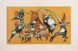 Jules Perahim, Figures Surréalistes, 1987, cromolitografie