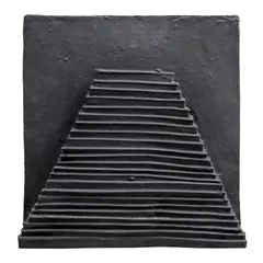 Piramidă mică by Horia Damian, 1972, acrilic, gips și lemn, sold May 2023
