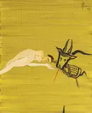 Untitled (ciclul Anima) by Sorin Ilfoveanu, 2018, acrilic pe pânză, sold May 2023