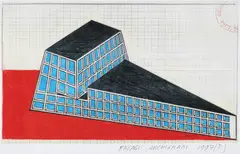 Paul Neagu, Archigram, 1997, offset color, exemplar unic