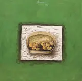 Tipsie cu mere by Sorin Ilfoveanu, 1997, tempera pe pânză, sold May 2023