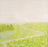 Primăvară by Constantin Piliuță, 1992, ulei pe pânză, offered May 2023
