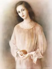 Georges Mazilu, Pomona, guașă, tuș și creion pe hârtie