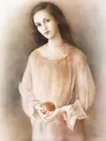 Georges Mazilu, Pomona, guașă, tuș și creion pe hârtie