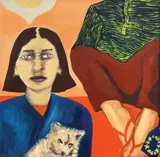 Simona Vilău, Shopping, 2005, acrilic pe pânză
