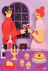 Andreea Moise, A Party for Three, colaj volumetric