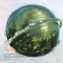 Alexandru Baciu, The Keeper, ulei pe pânză
