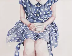 Andreea Floreanu, Cup of Tea, 2014, ulei pe pânză
