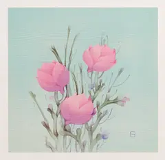 Nicolae Sîrbu, Simple scrisori, 1994, acrilic pe pânză lipită pe carton