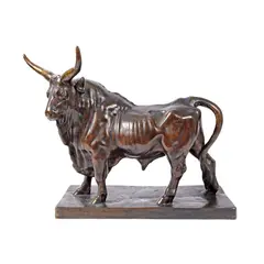 Auguste Clésinger, Taureau romain, cca. 1870, bronz