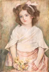 Ionel Ioanid, Narcise, pastel pe hârtie