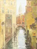 Nicolae Blei, Ponte dei Sospiri, ulei pe pânză