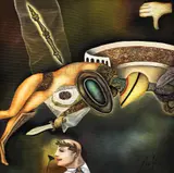 Condiția umană by Petre Velicu, ulei pe pânză, sold Apr 2023