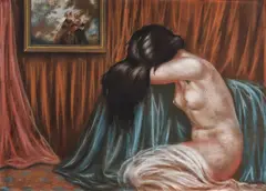Mişu Teişanu, Modelul, pastel pe hârtie lipită pe carton