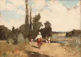 Teodor Harșia, La râu