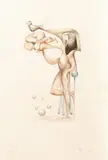 Jules Perahim, Dalet (din seria Alfabetul ebraic), cromolitografie
