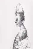 Ștefan Câlția, Călător, 2004-2006, tuș pe hârtie