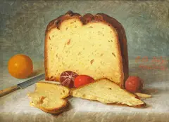 Constantin Daniel Stahi, Masă de Paște, 1914, ulei pe pânză