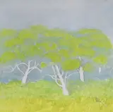 Primăvară by Constantin Piliuță, 1995, ulei pe placaj, sold Mar 2023