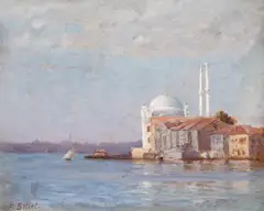 Cornul de Aur by Pierre Auguste Bellet, ulei pe pânză, sold Mar 2023