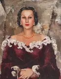 Magdalena Rădulescu, Portretul Cellei Serghi, ulei pe pânză