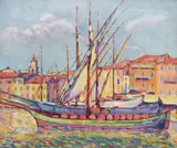 Nicolae Dărăscu, Corăbii în portul Saint Tropez