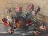 Stefan Popescu, Garoafe, 1924, ulei pe pânză