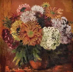 Crizanteme by Octav Băncilă, ulei pe pânză, offered Mar 2023