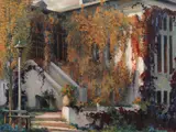 Stefan Popescu, Casă provensală, 1912, ulei pe pânză