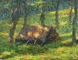 Ernst Honigberger, Casa copiilor, ulei pe pânză