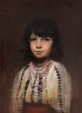 George Demetrescu-Mirea, Copil în strai popular, 1882, ulei pe pânză