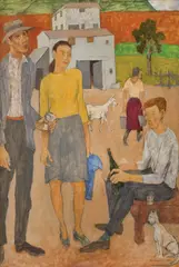 Grégoire Michonze, Zi de sărbătoare, 1962-1969, ulei pe pânză