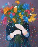 Colours of a Dream by Elleny Gherghe, 2022, ulei pe pânză, sold Feb 2023