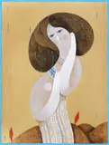 Cochetărie by Samy Briss, cromolitografie, sold Feb 2023