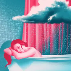 Andrei Nicolescu, I Can't Stand The Rain, 2022, digital painting