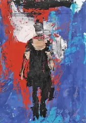 B. by Francisc Chiuariu, 2020, ulie pe hârtie pânzată, sold Feb 2023