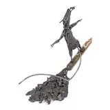 Alexandru Ranga, Surfing, 2022, bronz, alamă, oțel, sudură prin arc elecrtic