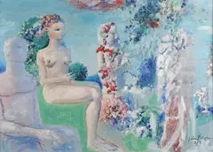 Sabin Bălașa, Zâna zorilor, 1973, ulei pe pânză