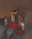 Mircea Ciobanu, Natură statică cu fructe, ulei pe pânză