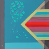 Gil Nicolescu, Sens obligatoriu, 2001, ulei pe pânză