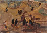 Constantin Mihalcea-Bragă, Cișmeaua din Balcic, ulei pe carton