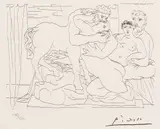 Amor by Pablo Picasso, litografie, sold Jan 2023