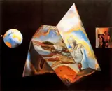 Poliedru. Jucătorii de baschet se transformă în îngeri by Salvador Dalí, cromolitografie, sold Jan 2023