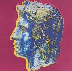 Alexandru cel Mare by Andy Warhol, cromolitografie, sold Jan 2023